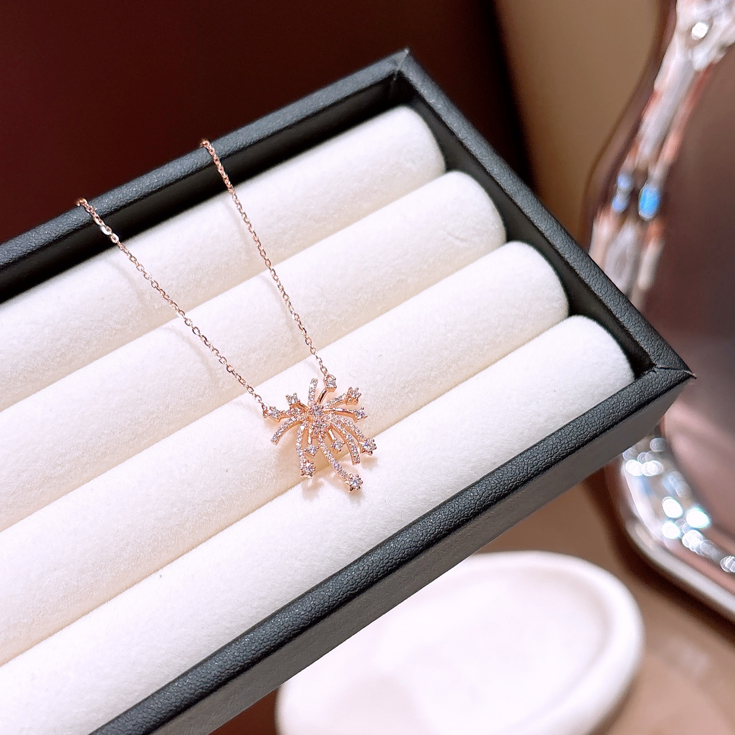 Hypoallergenes Silber Kette Ultra minimalistisch Verlobung Silber