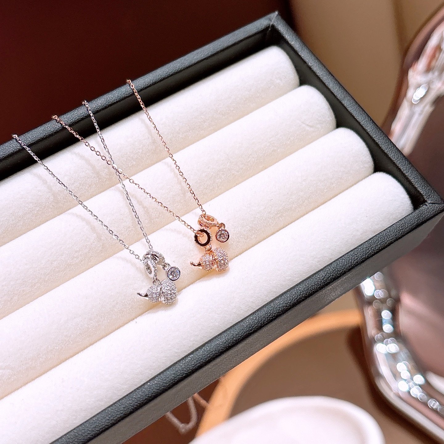 森ガールアレルギー対応シルバーネックレスシルバー パーティー