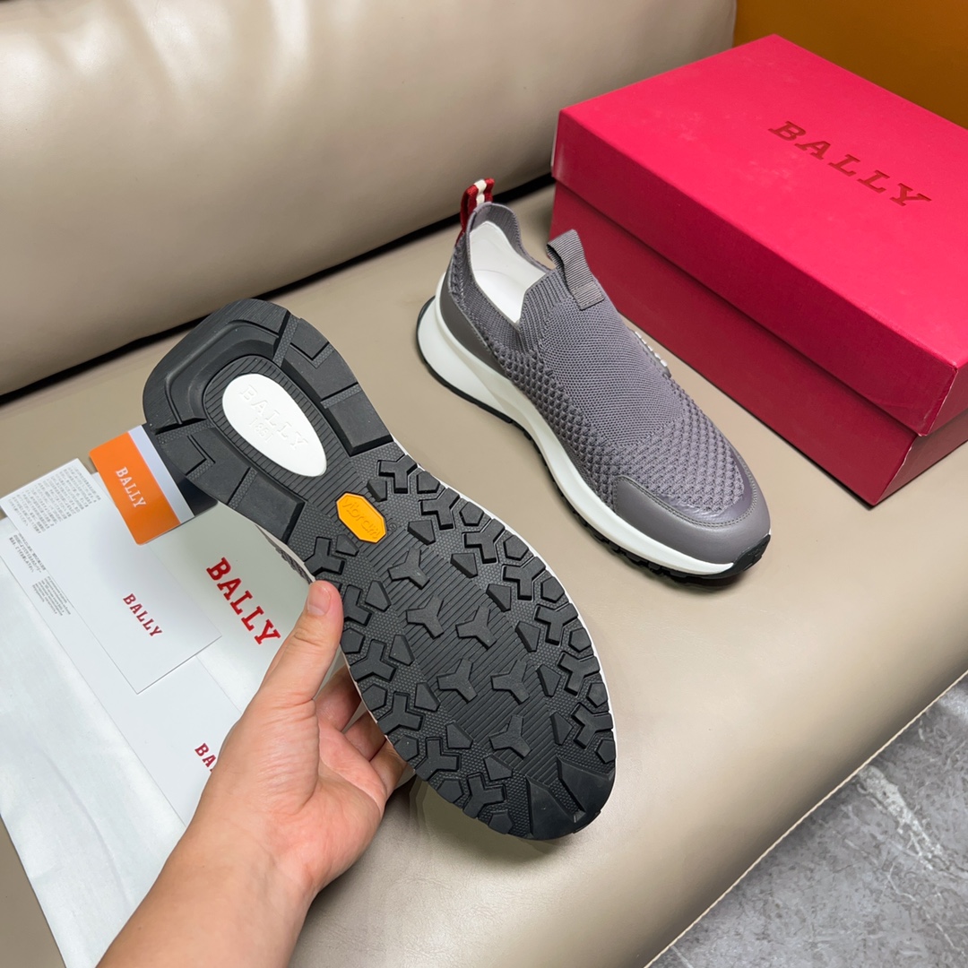 “BALLY/Bali Spring Summer Gray Sports Shoes, Outline Series Zoegel Pads, Size 38-44, P744” - 图片 6