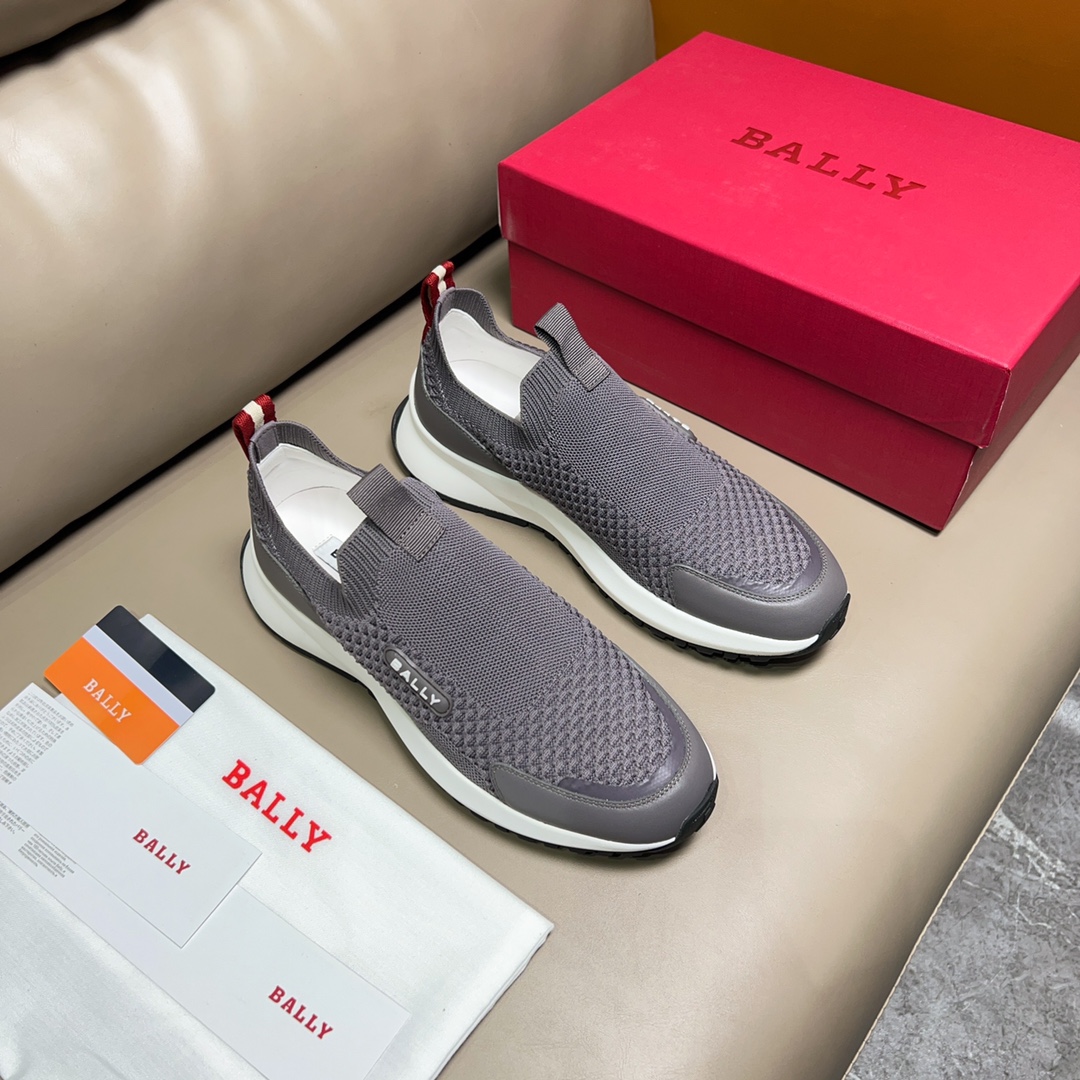 “BALLY/Bali Spring Summer Gray Sports Shoes, Outline Series Zoegel Pads, Size 38-44, P744” - 图片 5