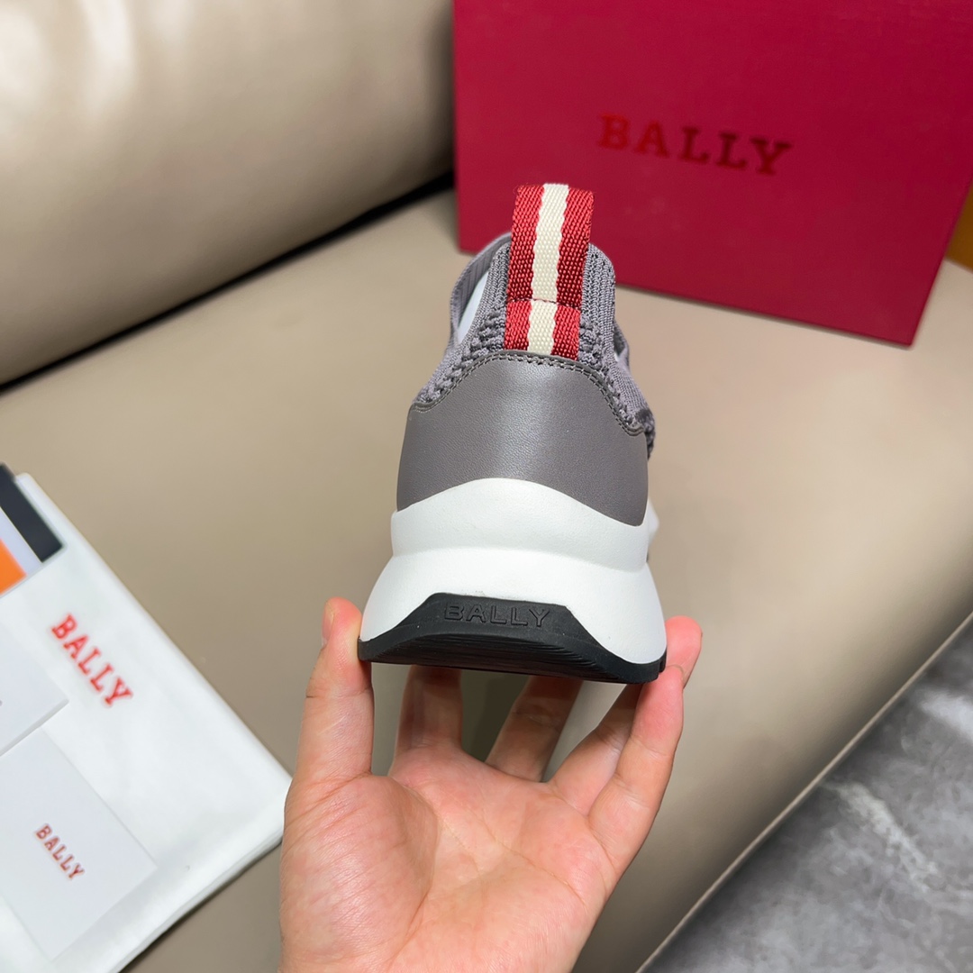 “BALLY/Bali Spring Summer Gray Sports Shoes, Outline Series Zoegel Pads, Size 38-44, P744” - 图片 4