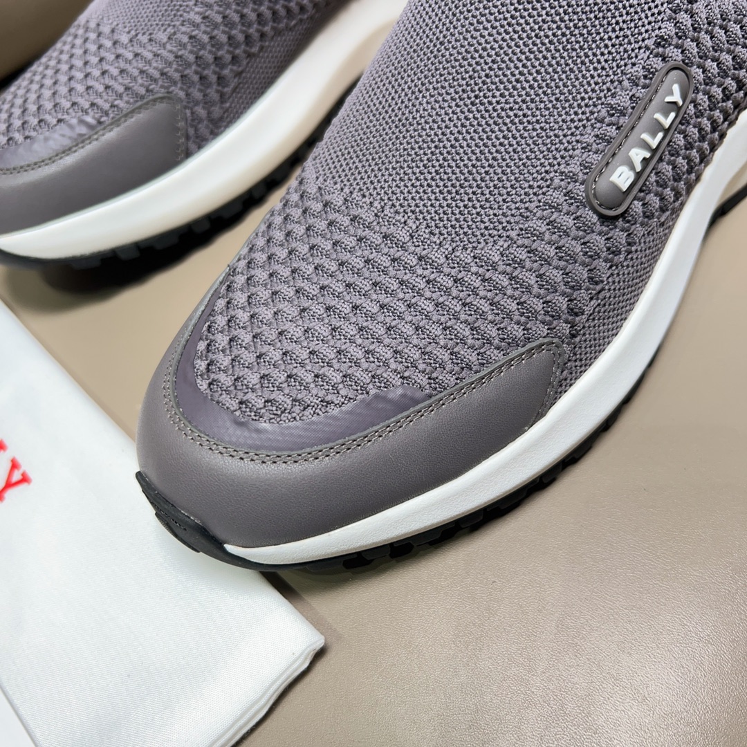 “BALLY/Bali Spring Summer Gray Sports Shoes, Outline Series Zoegel Pads, Size 38-44, P744” - 图片 8