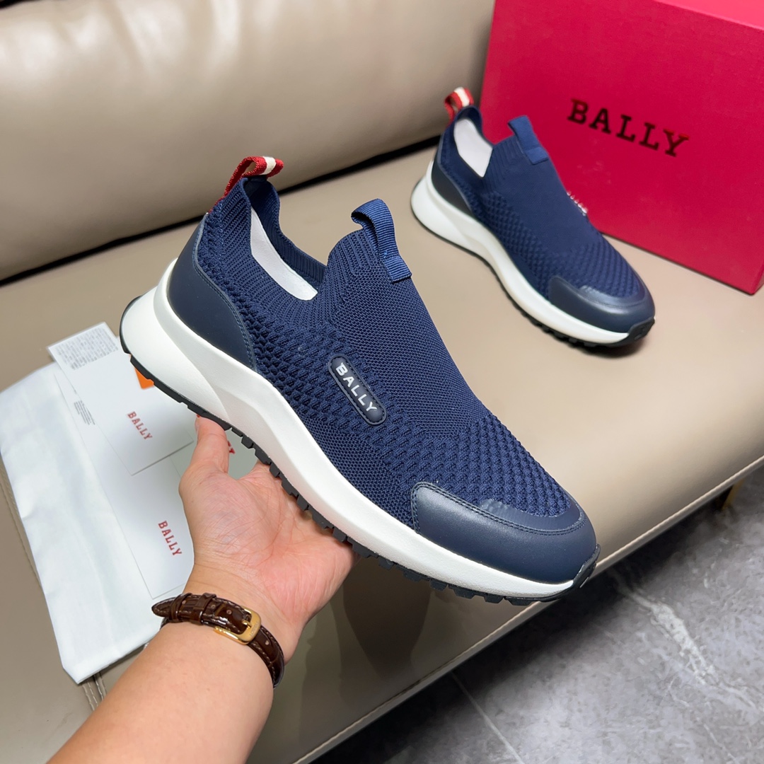 “BALLY/Bali Spring Summer Blue Sports Recreational Shoes, Outline Series Inspired by Running Shoes” - 图片 2