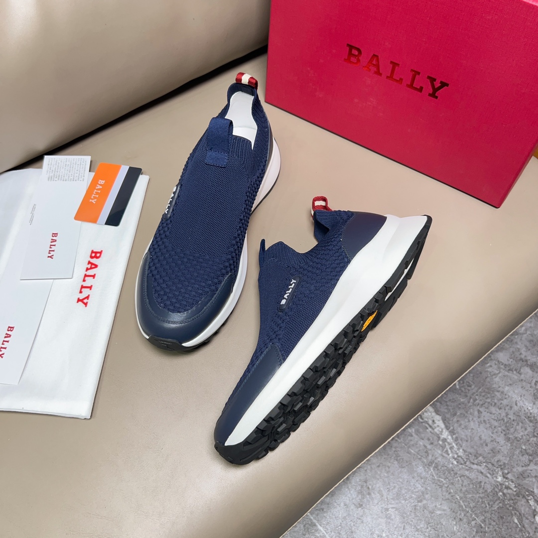 “BALLY/Bali Spring Summer Blue Sports Recreational Shoes, Outline Series Inspired by Running Shoes” - 图片 5