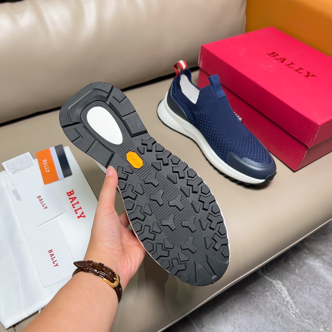 “BALLY/Bali Spring Summer Blue Sports Recreational Shoes, Outline Series Inspired by Running Shoes” - 图片 8