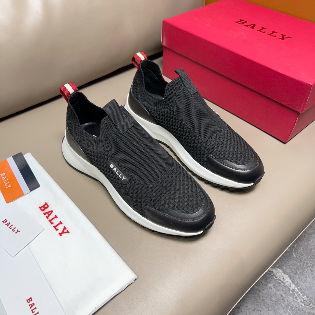 BALLY Outline Series Sneakers: Modern Black and White Style, Inspired by Running Shoes - 图片 5