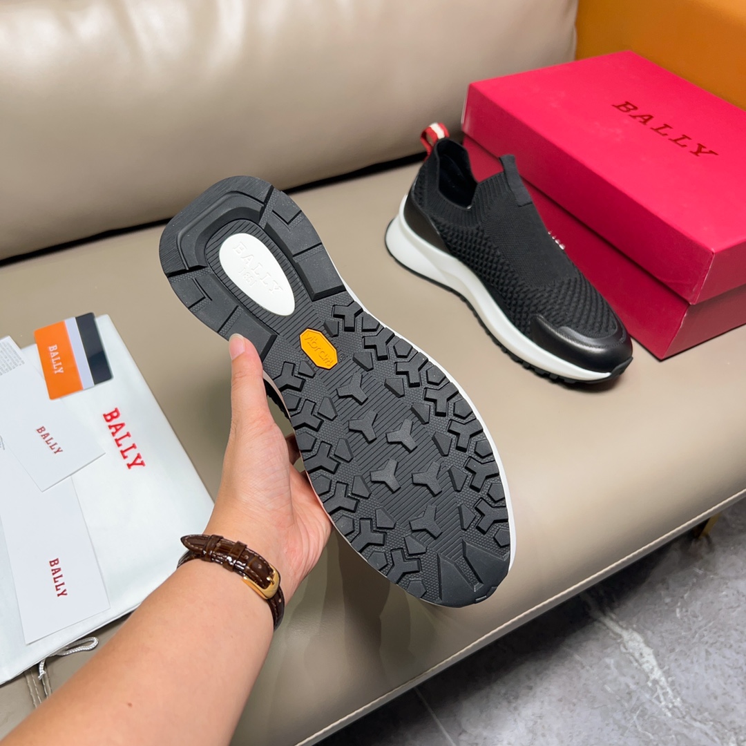 BALLY Outline Series Sneakers: Modern Black and White Style, Inspired by Running Shoes - 图片 8