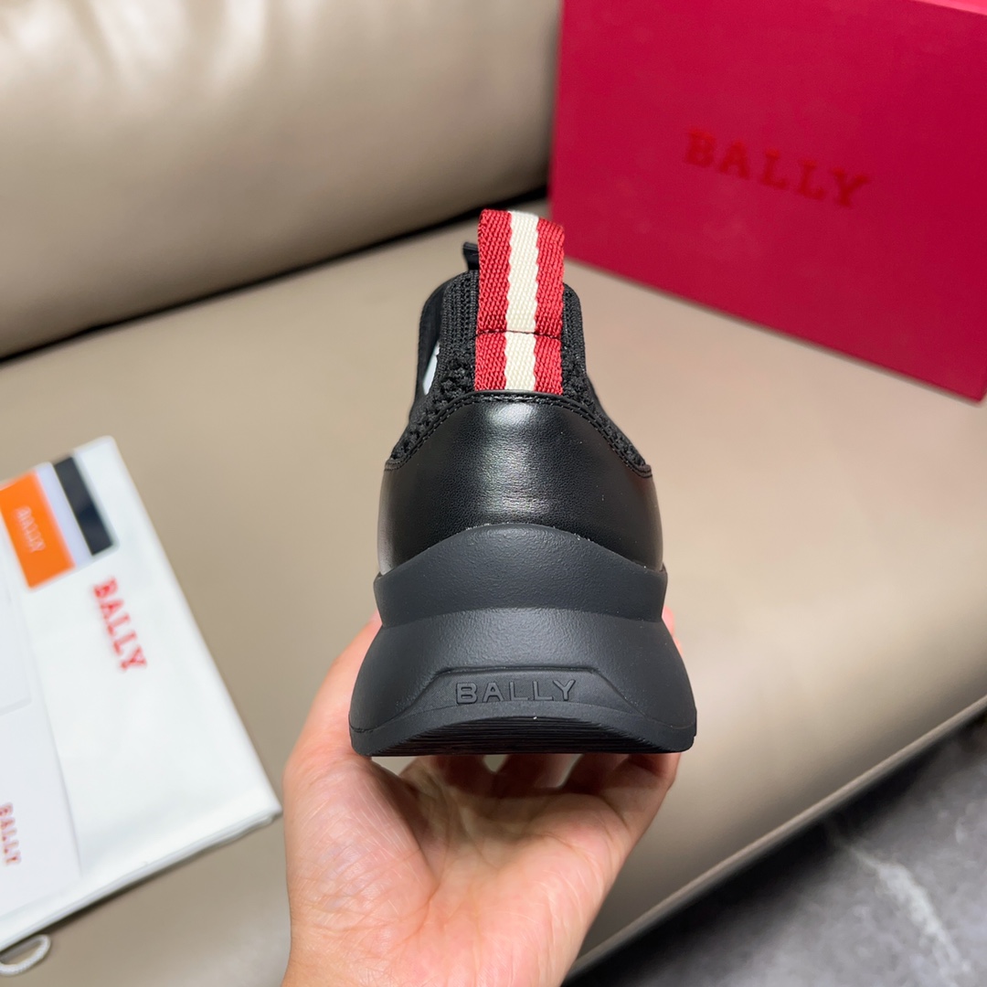 “BALLY/BALI Chunch Summer Shoes Black Movie Fabric Cow-Skin Face Outline Series Review” - 图片 9