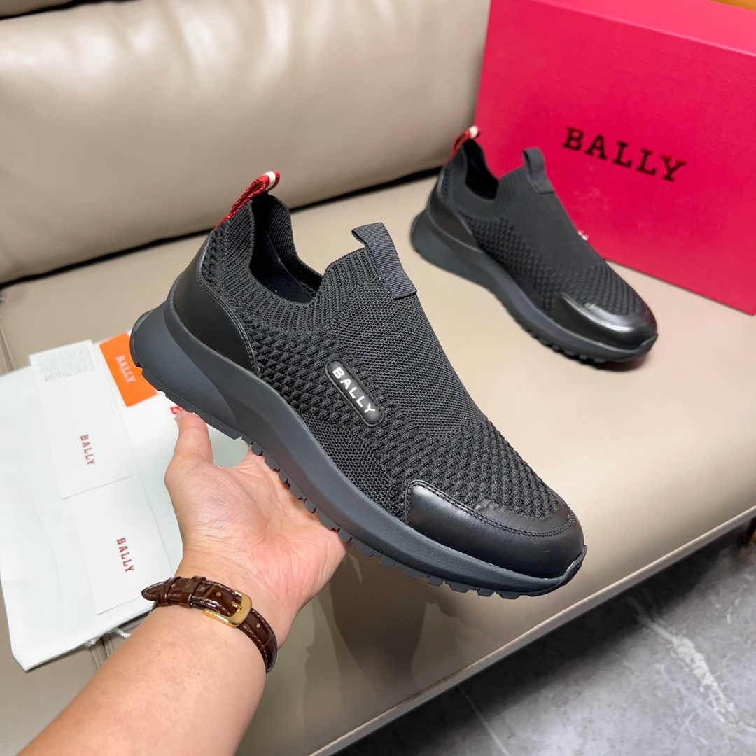 “BALLY/BALI Chunch Summer Shoes Black Movie Fabric Cow-Skin Face Outline Series Review” - 图片 1