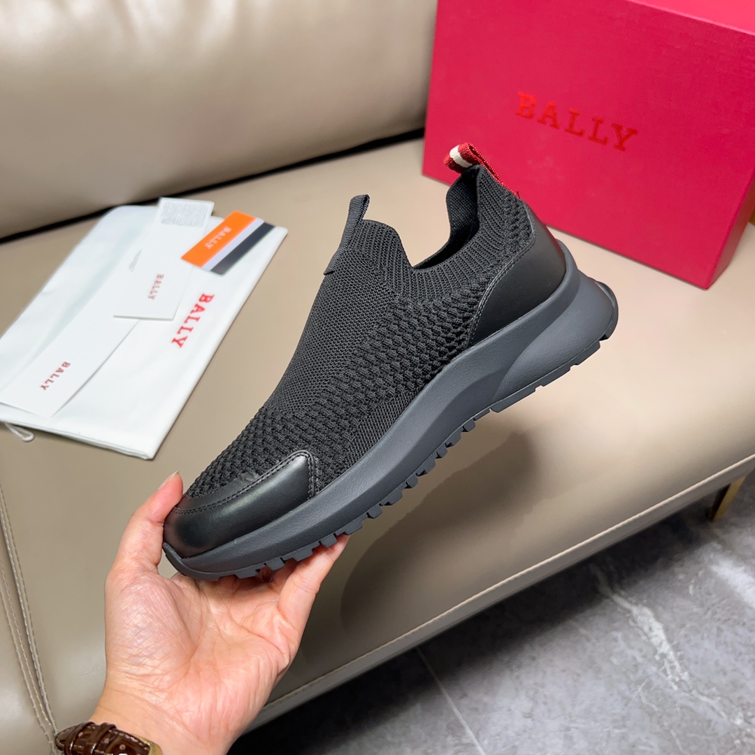 “BALLY/BALI Chunch Summer Shoes Black Movie Fabric Cow-Skin Face Outline Series Review” - 图片 4