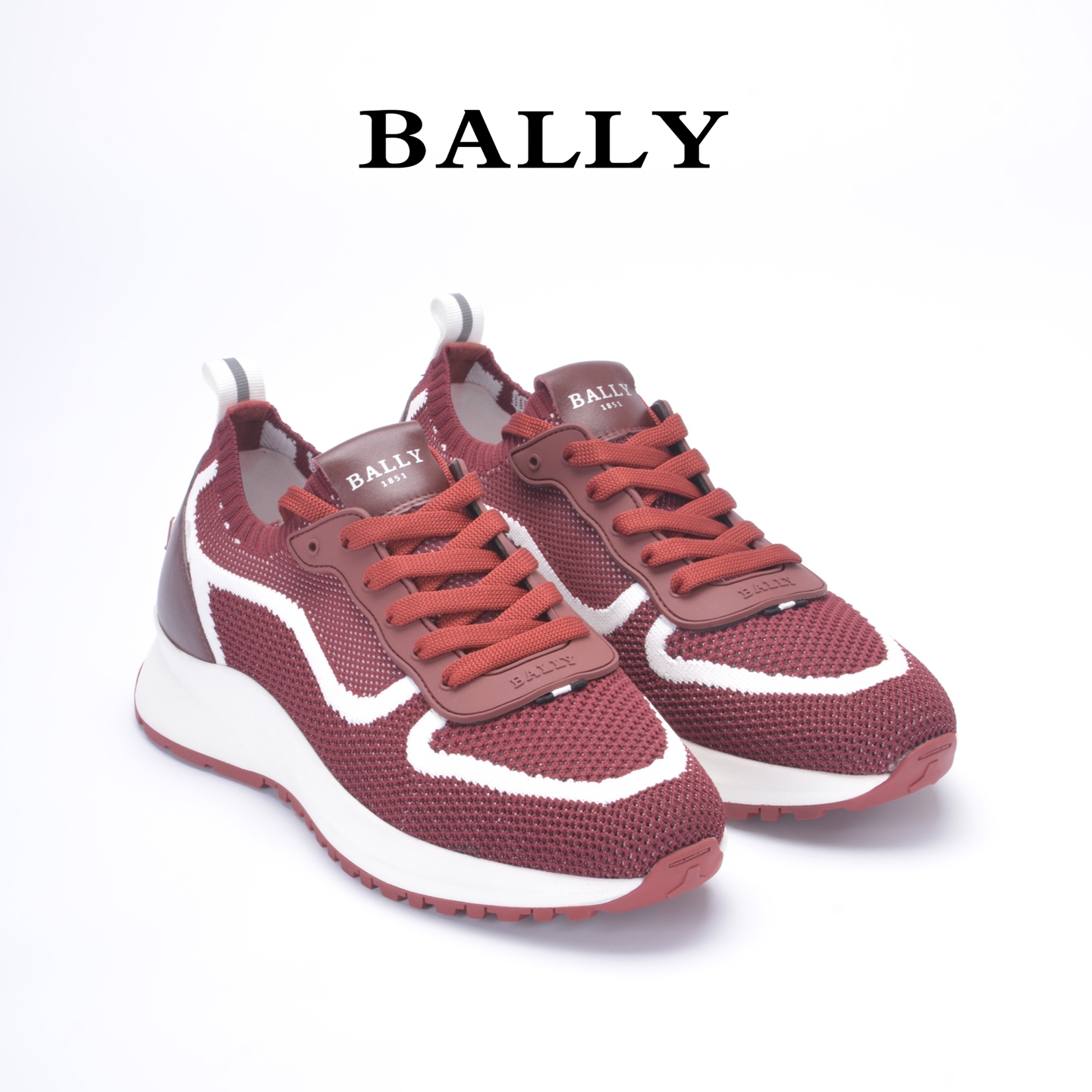 “Davyn Sneakers: Bally Run Wind Outline Series with Vibram®Megagrip Soles” - 图片 3