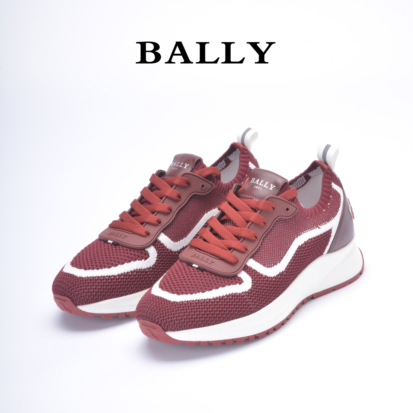 “Davyn Sneakers: Bally Run Wind Outline Series with Vibram®Megagrip Soles” - 图片 1