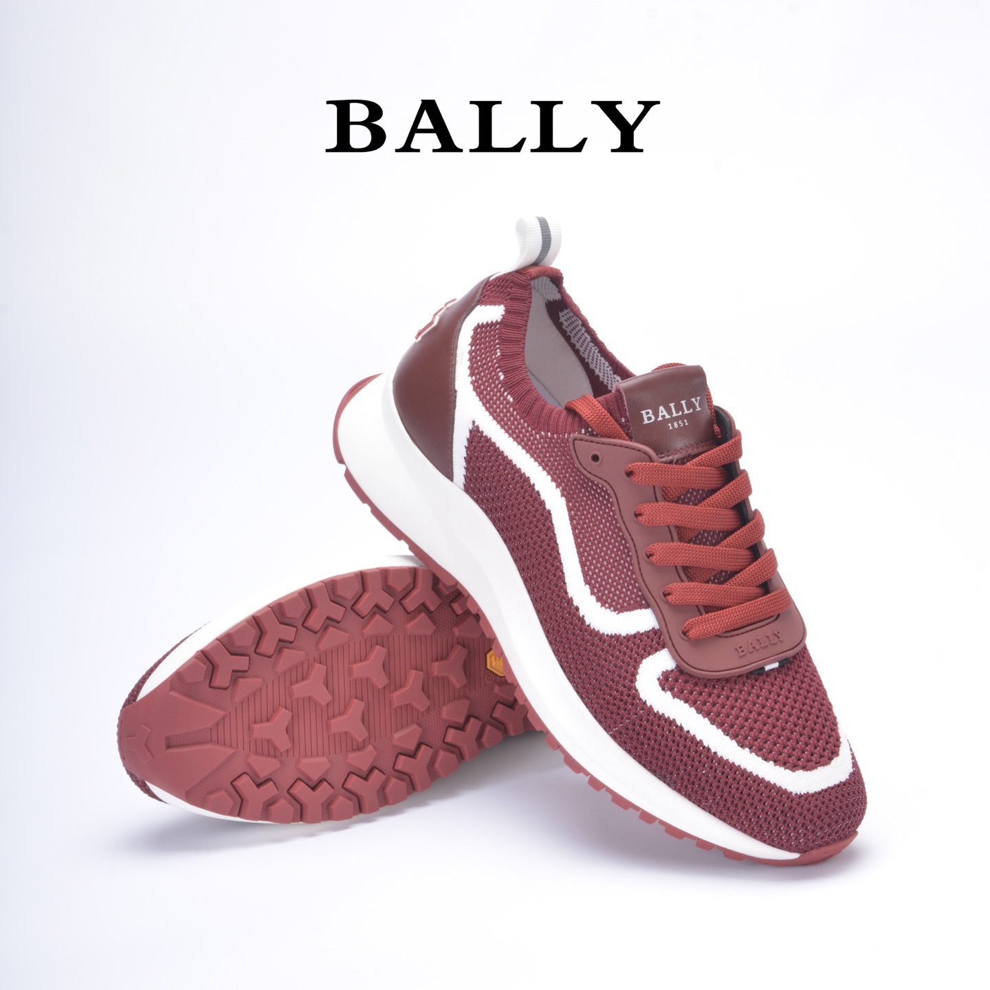 “Davyn Sneakers: Bally Run Wind Outline Series with Vibram®Megagrip Soles” - 图片 5