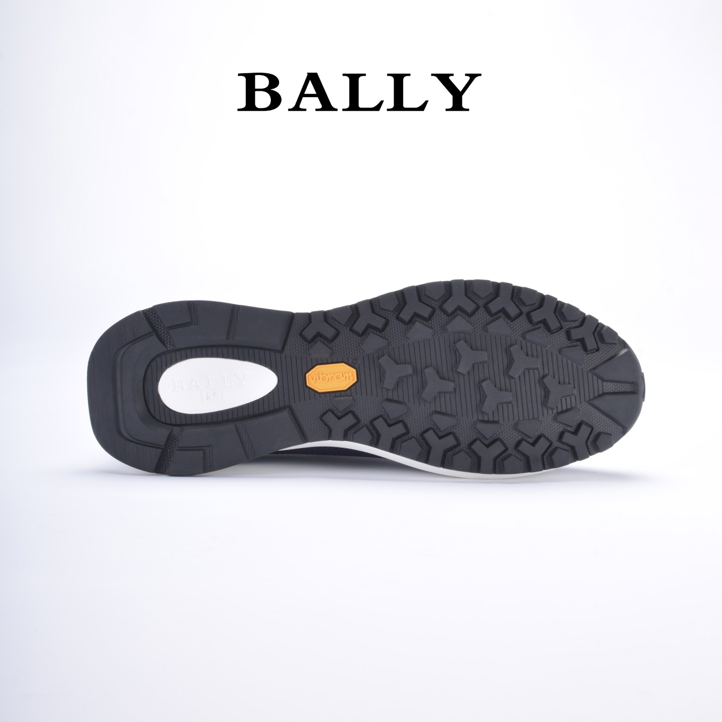 “Bally Run Wind Outline Davyn Sneakers with Vibram®Megagrip Soles – Black/Grey Brackled Shoes, Size 38-44” - 图片 8
