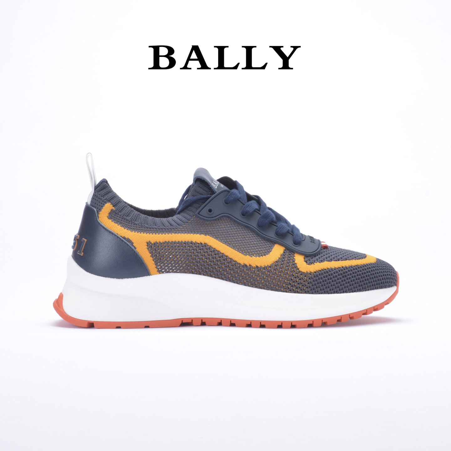 “Bally Run Wind Outline Series: Davyn Sneakers with Vibram Megagrip Soles | Bally 1851, Size 38-44” - 图片 6
