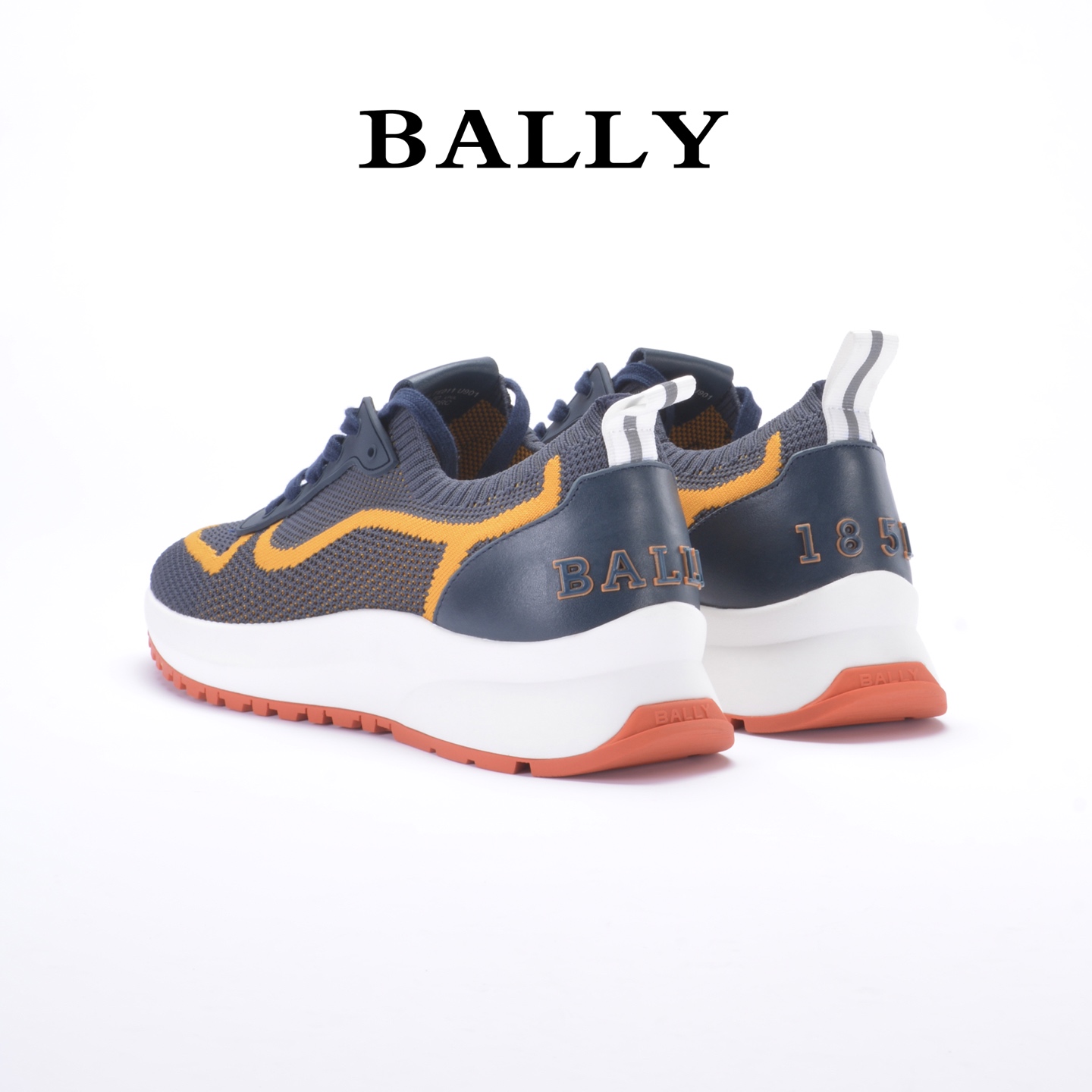 “Bally Run Wind Outline Series: Davyn Sneakers with Vibram Megagrip Soles | Bally 1851, Size 38-44” - 图片 7
