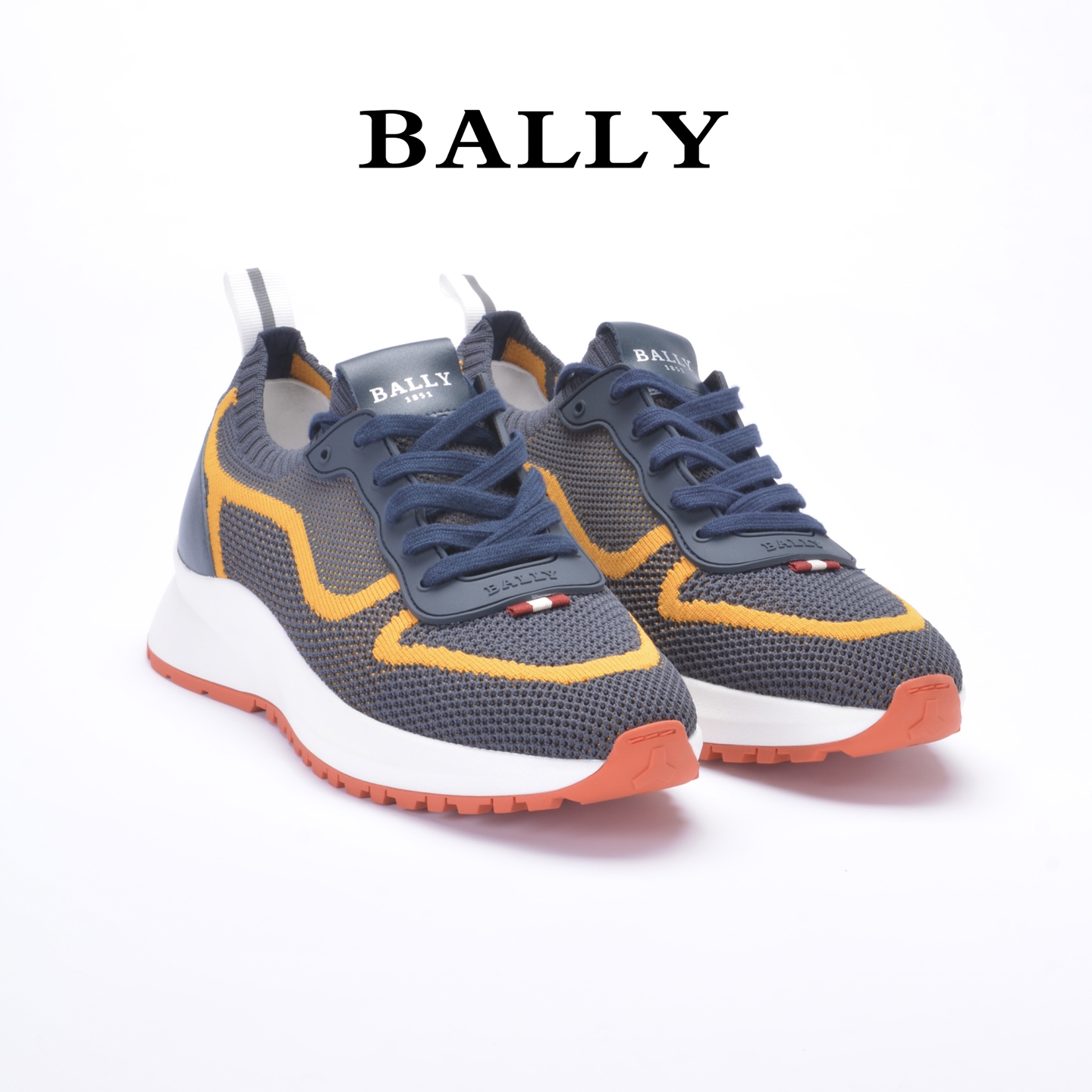 “Bally Run Wind Outline Series: Davyn Sneakers with Vibram Megagrip Soles | Bally 1851, Size 38-44” - 图片 3