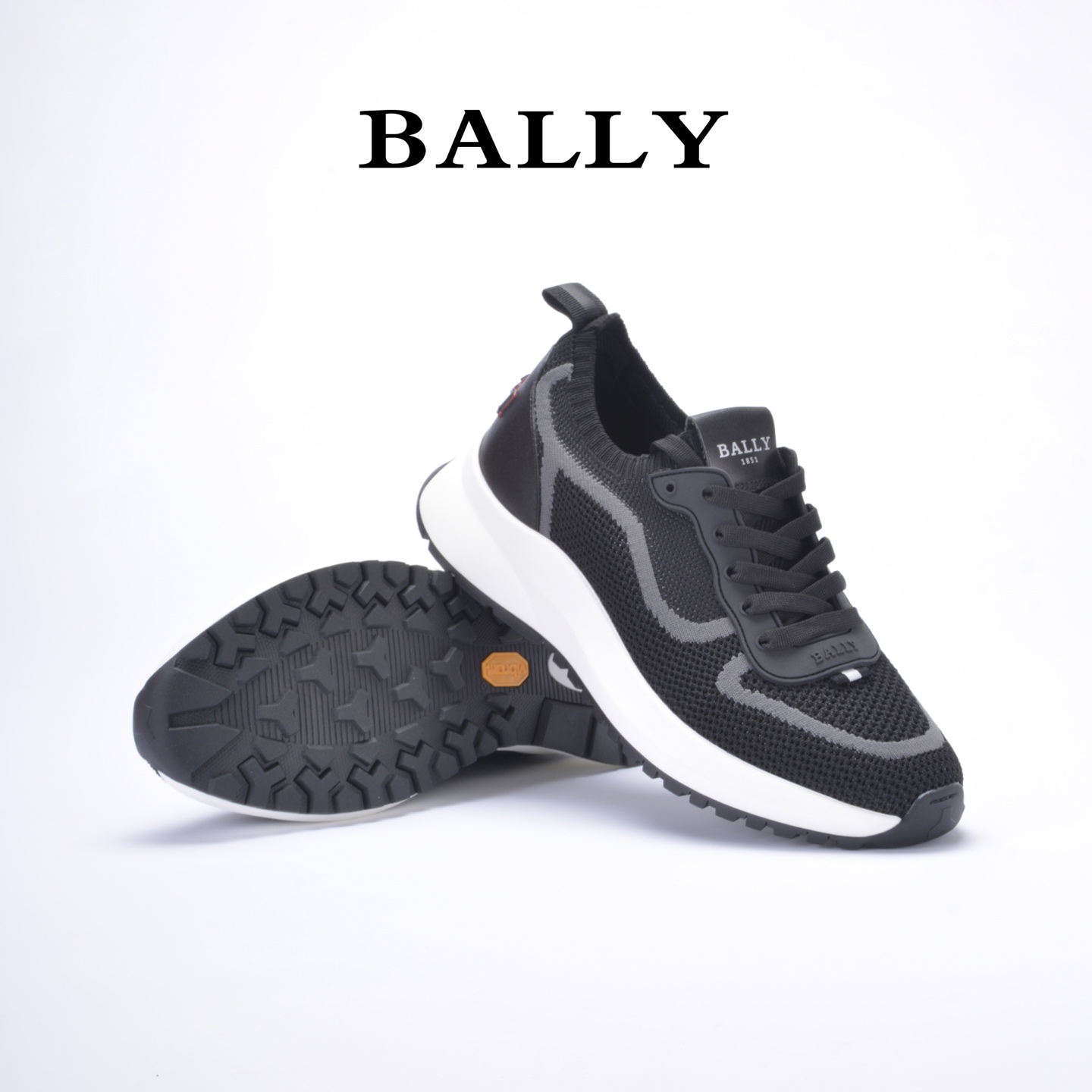 “Bally Davyn Sneakers Review: Stylish Black Glitter-Eyed Shoes with Vibram®Megagrip Soles” - 图片 5