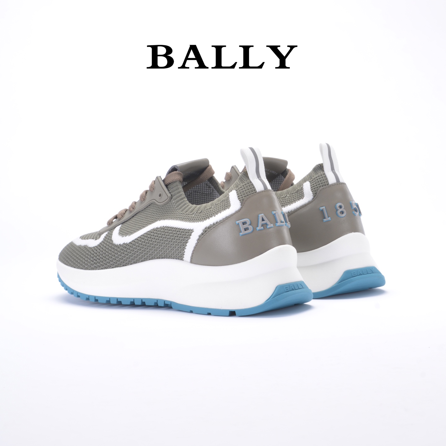 Title: Bally Barry Green Net-Eye Sneakers Review Summary Summary: Detailed review of Bally Barry sneakers from the Run Wind Outline series, featuring soft, breathable design with Vibram®Meg - 图片 7