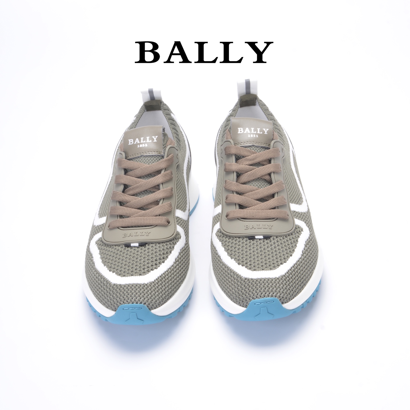 Title: Bally Barry Green Net-Eye Sneakers Review Summary Summary: Detailed review of Bally Barry sneakers from the Run Wind Outline series, featuring soft, breathable design with Vibram®Meg - 图片 2