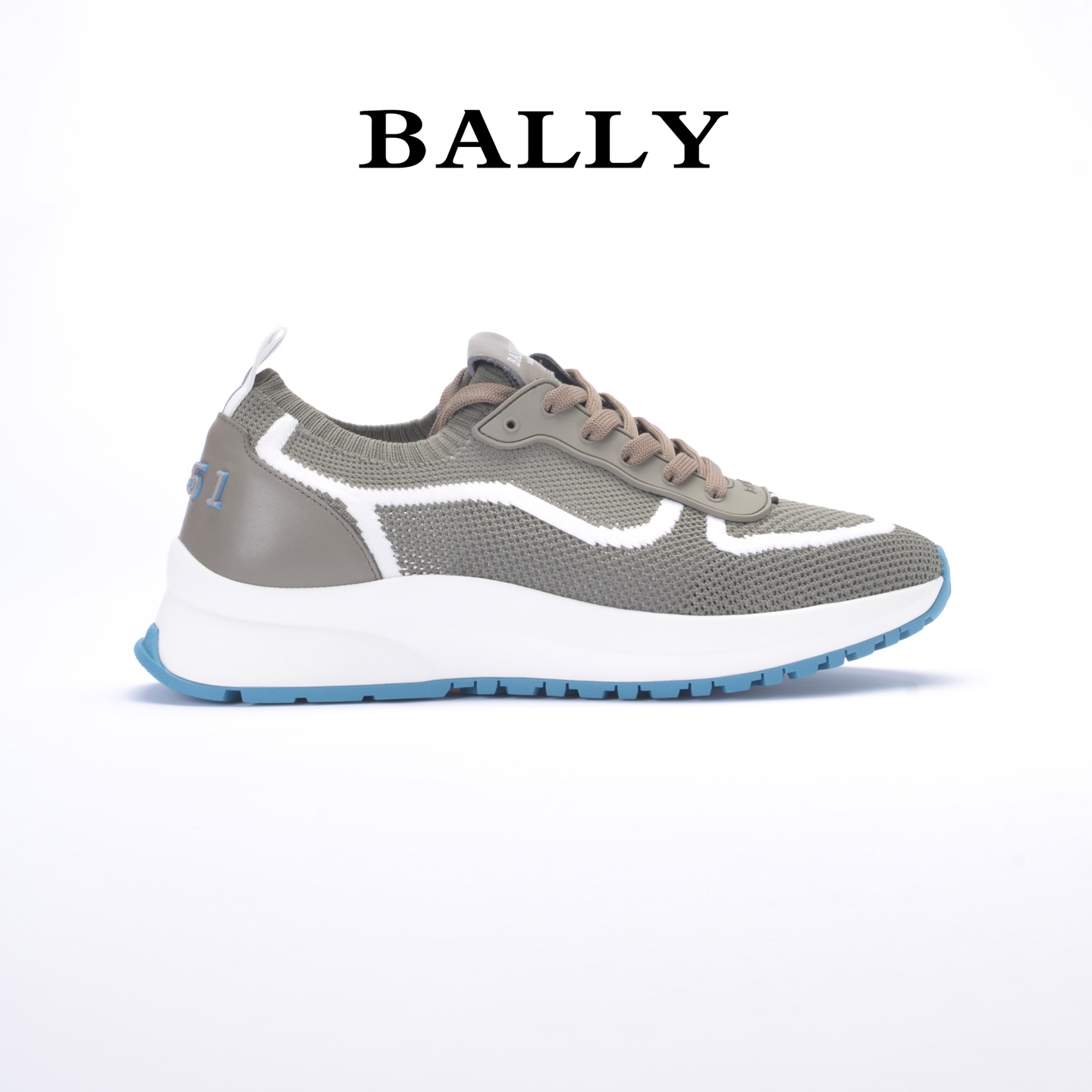 Title: Bally Barry Green Net-Eye Sneakers Review Summary Summary: Detailed review of Bally Barry sneakers from the Run Wind Outline series, featuring soft, breathable design with Vibram®Meg - 图片 6