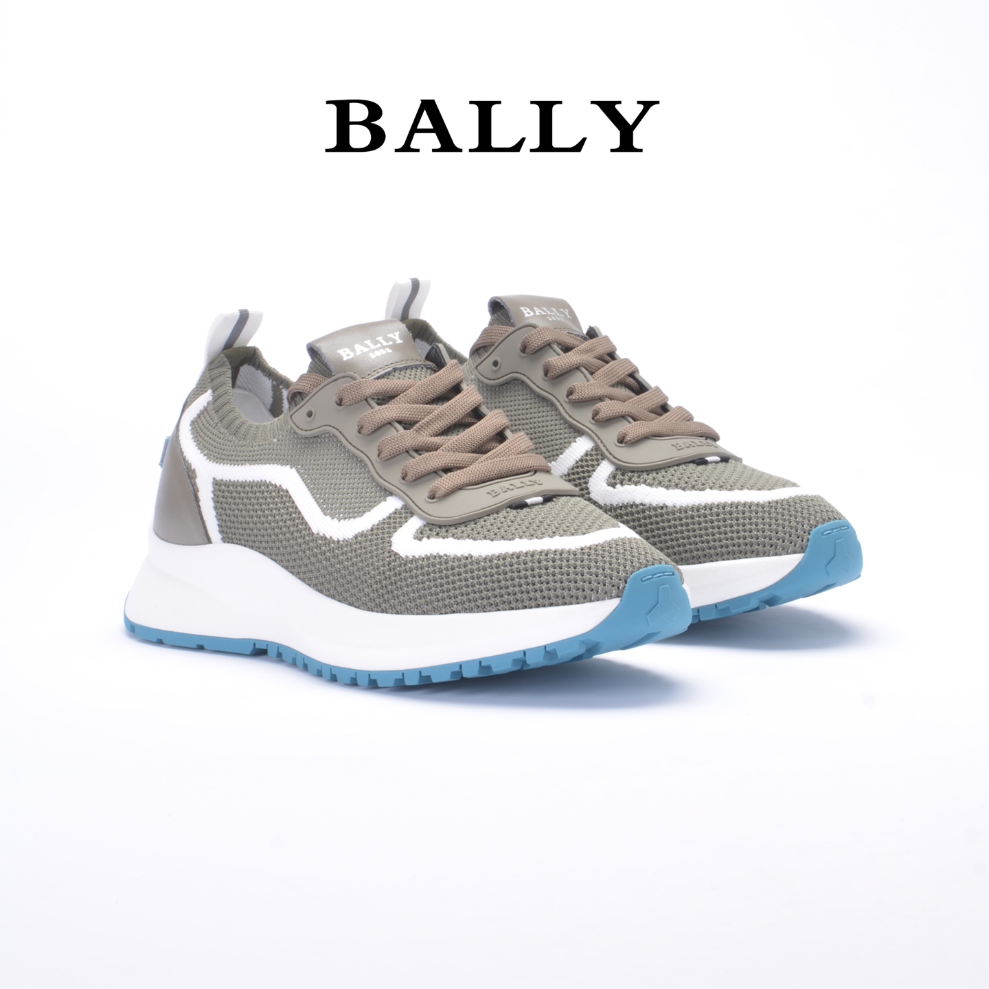 Title: Bally Barry Green Net-Eye Sneakers Review Summary Summary: Detailed review of Bally Barry sneakers from the Run Wind Outline series, featuring soft, breathable design with Vibram®Meg - 图片 3