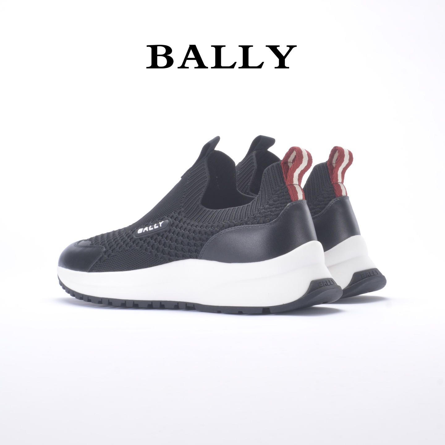 “BALLY/BALI Chunch Summer Shoes: Black Movie-Inspired Sneakers with Zoegel Shoe Pads, Size 38-44 P744” - 图片 7