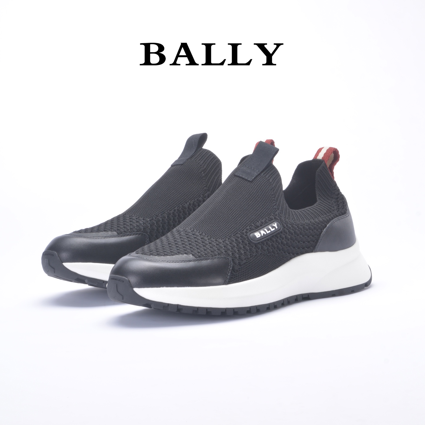 “BALLY/BALI Chunch Summer Shoes: Black Movie-Inspired Sneakers with Zoegel Shoe Pads, Size 38-44 P744”