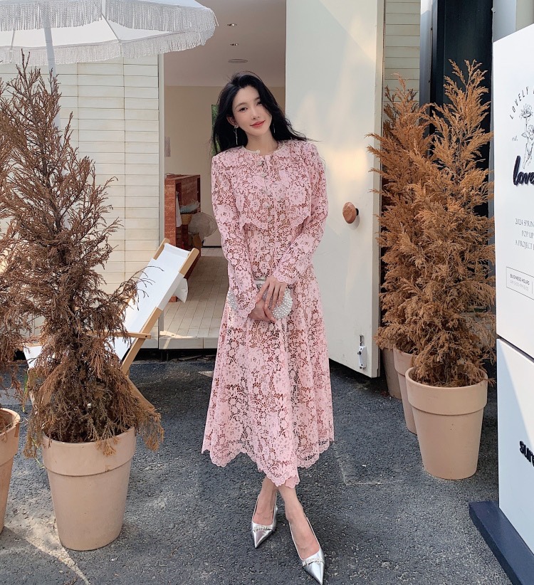 NO:611333,Self-Portrait new season series, synchronized with the official website, original one-to-one high-end customization, pink temperament, diamond-embellished lace long-sleeved cardigan jacket, pink lace large skirt, sleeveless dress, high-end and elegant, two-piece set, four sizes in one color SML  Skirt length 117CM and so on),,skirts,jackets & coats,alexander wang19860909Self-Portrait 新一季系列 官网同步 原版一比一高端定制 粉红色气质 钻饰蕾丝长袖开衫外套粉色蕾丝大裙摆无袖 连衣裙 高级感 大方得体 穿搭两件套 一色四码SMLXL（外套S胸围88CM 衣长37CM 袖长59CM 无袖连衣裙S胸围84CM内合适 腰围68CM 裙长117CM以此类推）外,,skirts,jackets & coats,alexander wang,Women's clothing