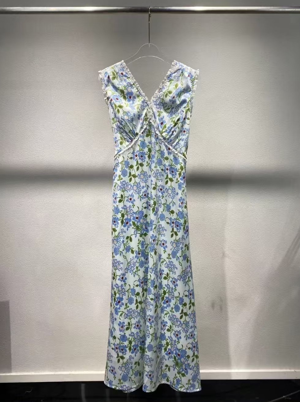 NO:331984,DOEN US Purchase Tahlia Floral Printed Long Skirt Lace V-neck Sleeveless Dress One Color Three SML (S Bust 86CM Waist 72CM Shoulder Width 36CM Skirt 127CM So on),,skirts,alexander wang19860909DOEN 美国代购 Tahlia 碎花印花长裙 蕾丝花边V领无袖连衣裙 一色三码SML（S胸围86CM 腰围72CM 肩宽36CM 裙长127CM 以此类推）,,skirts,alexander wang,Women's clothing