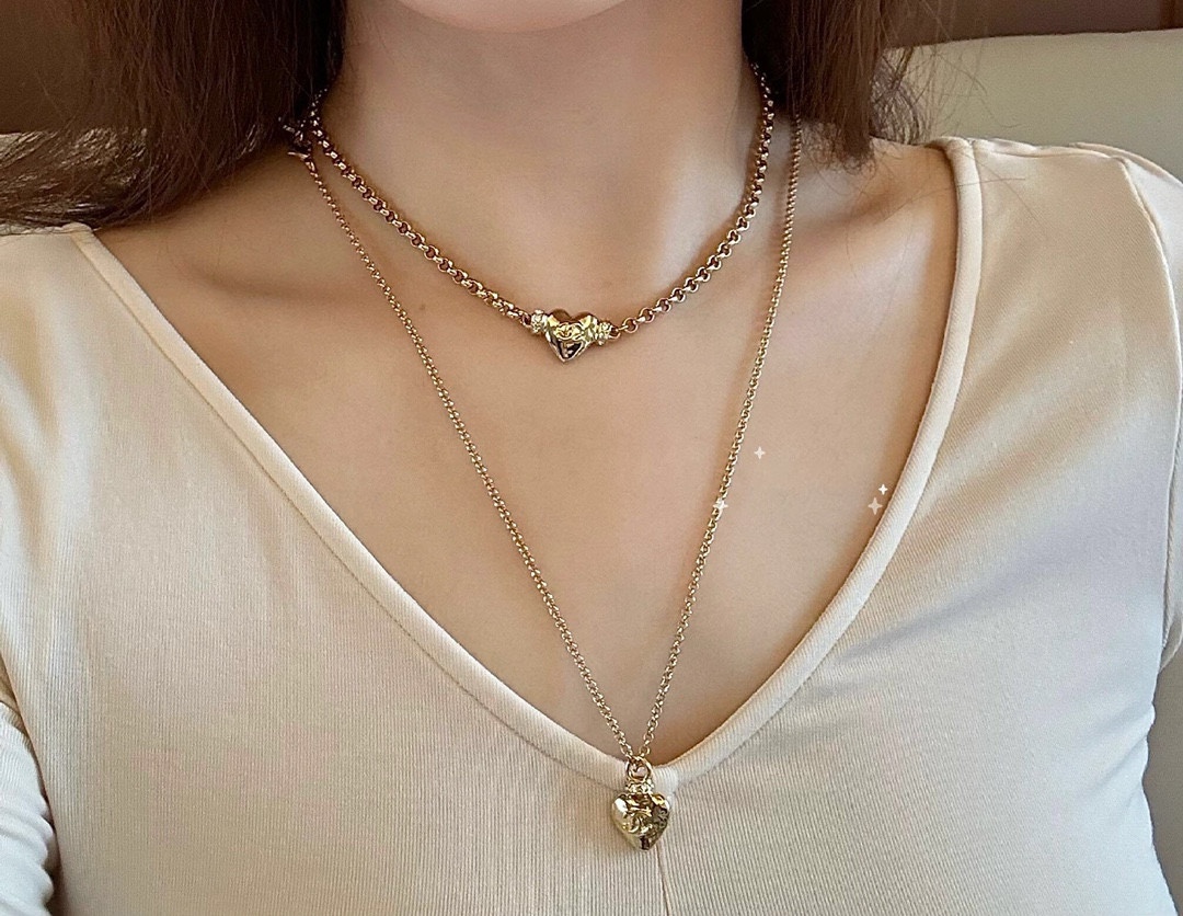 NO:632104,24 love necklace,necklace,cardia high-end jewelry1986090924 爱心 项链,,necklace,卡迪亚高端饰品,Jewelry