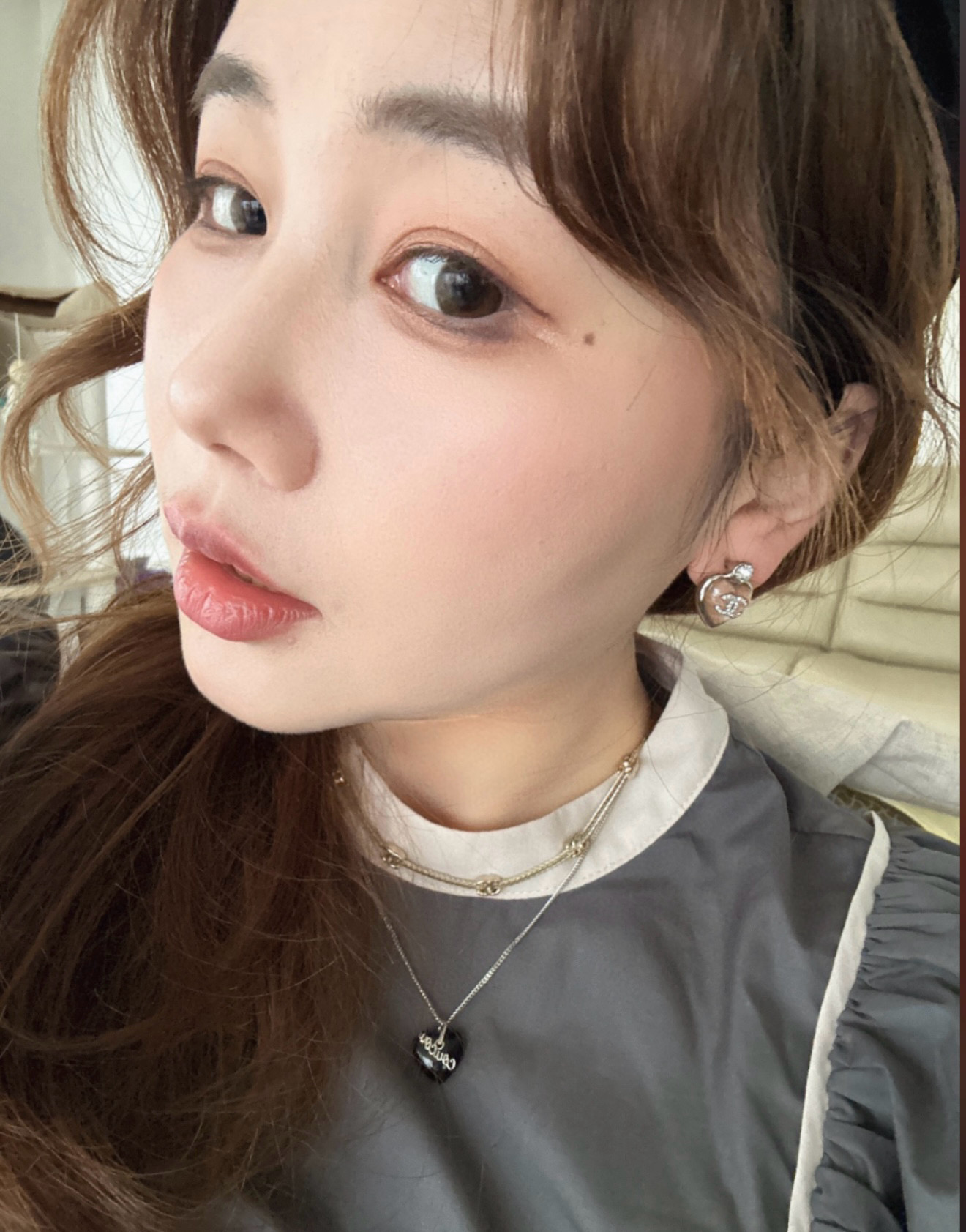 NO:634436,Orange pink ear clip, Cardia high-end jewelry19860909橘粉色 耳夹,,卡迪亚高端饰品,Jewelry