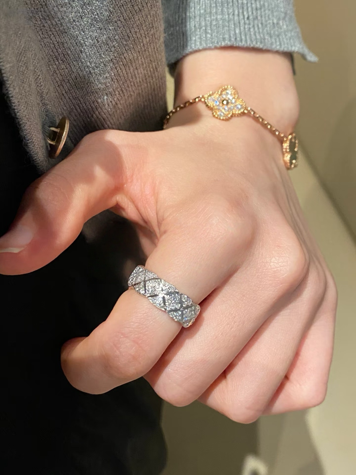 NO:633881,Full of diamonds, so beautiful, Cardia high-end jewelry19860909满钻太美了,,卡迪亚高端饰品,Jewelry