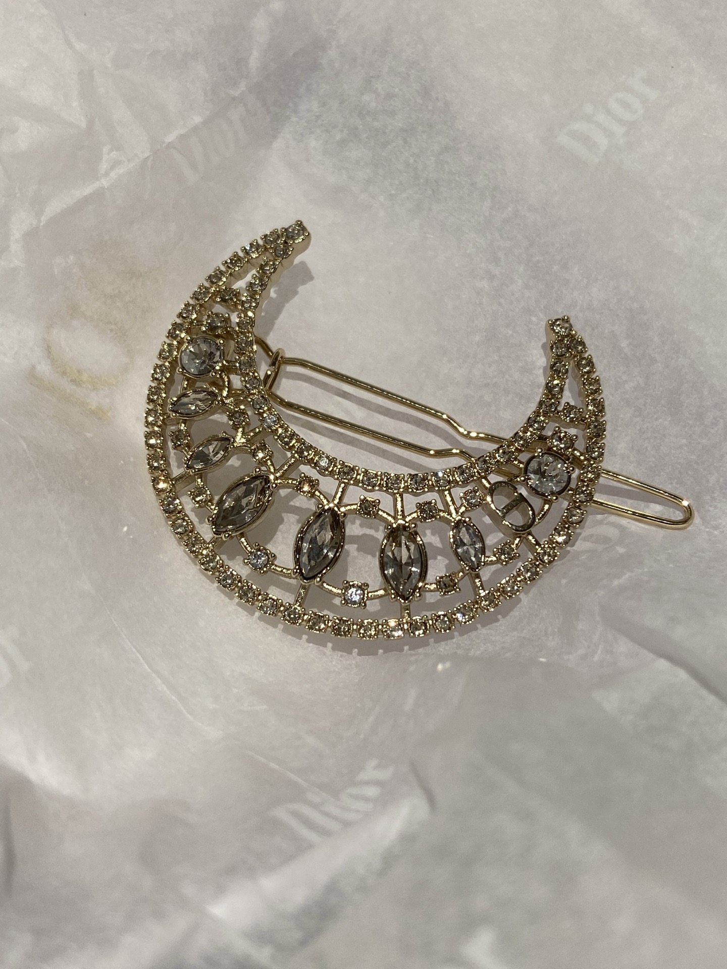 NO:720615,88230,D 26 new moon marquise rhinestone hairpin purchased from ZP, inlaid with Swarovski silver phantom, swarovski, hairpins, Cartier high-end jewelry1986090988230,D 26新款 月亮 马眼水钻 发夹 ZP购入 镶嵌施华洛世奇银色魅影,,swarovski,hairpins,卡迪亚高端饰品,Jewelry