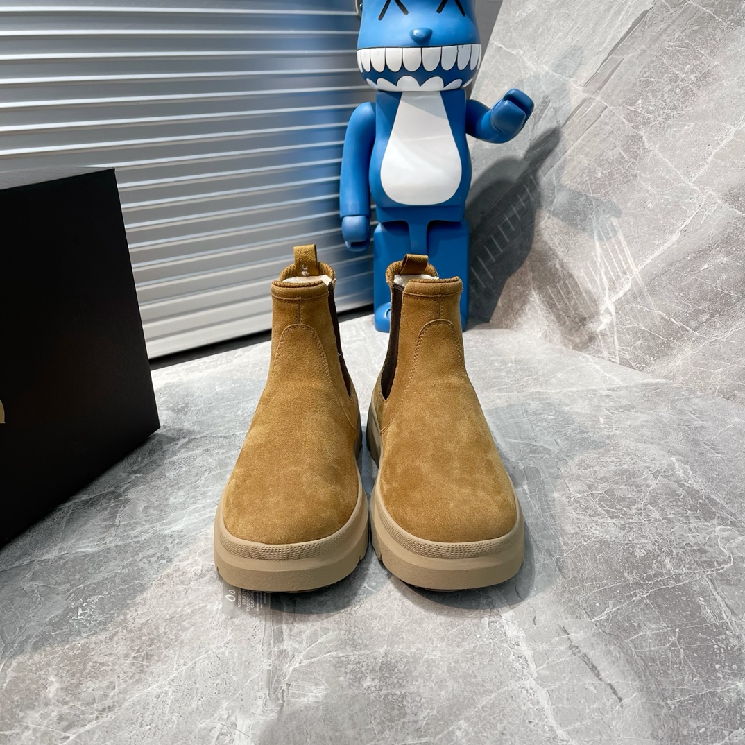 NO:679411,Men's Chelsea Snow Boots New men's fur integrated snow boots, EVA foam outsole, light and comfortable, size 39-45, snow boots, boots19860909男款切尔西雪地靴 新款男士皮毛一体雪地靴, EVA发泡大底,轻便又舒适 尺码39-45,雪地靴,boots,Women's Shoes