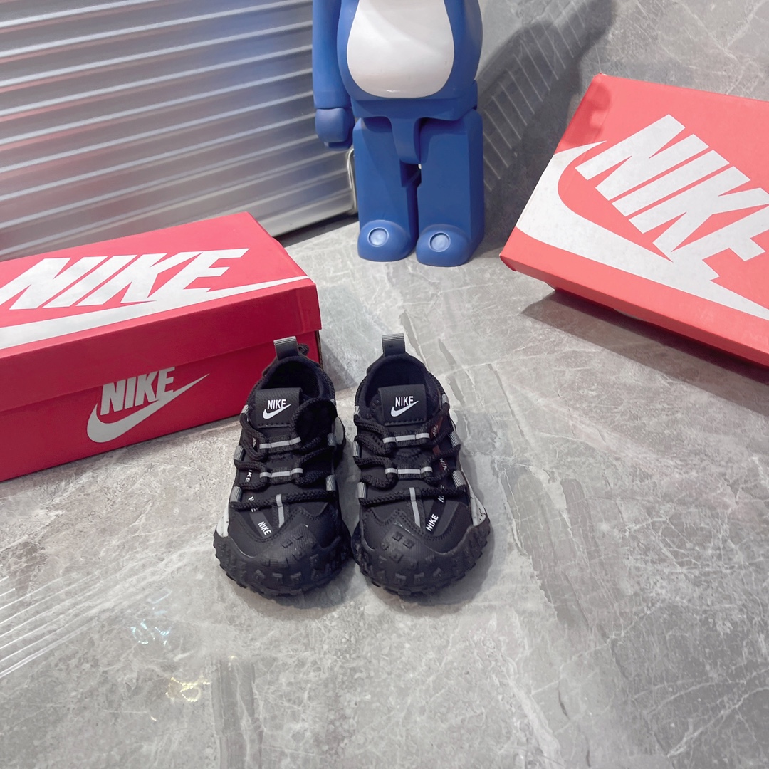 NO:259435,NK ACG Tire Sole Children's One-Pin Hiking Shoes SIZE26-37 Classic ACG Series One-Pin Style Design, Easy to Put on and take off Rubber Wear-resistant and non-slip sole, Excellent Feet Feet, Dad Shoes19860909NK ACG轮胎底儿童一脚蹬登山鞋 SIZE26-37码 经典ACG系列 一脚蹬款式设计,穿脱方便 橡胶耐磨防滑大底,脚感超赞,老爹鞋,Women's Shoes