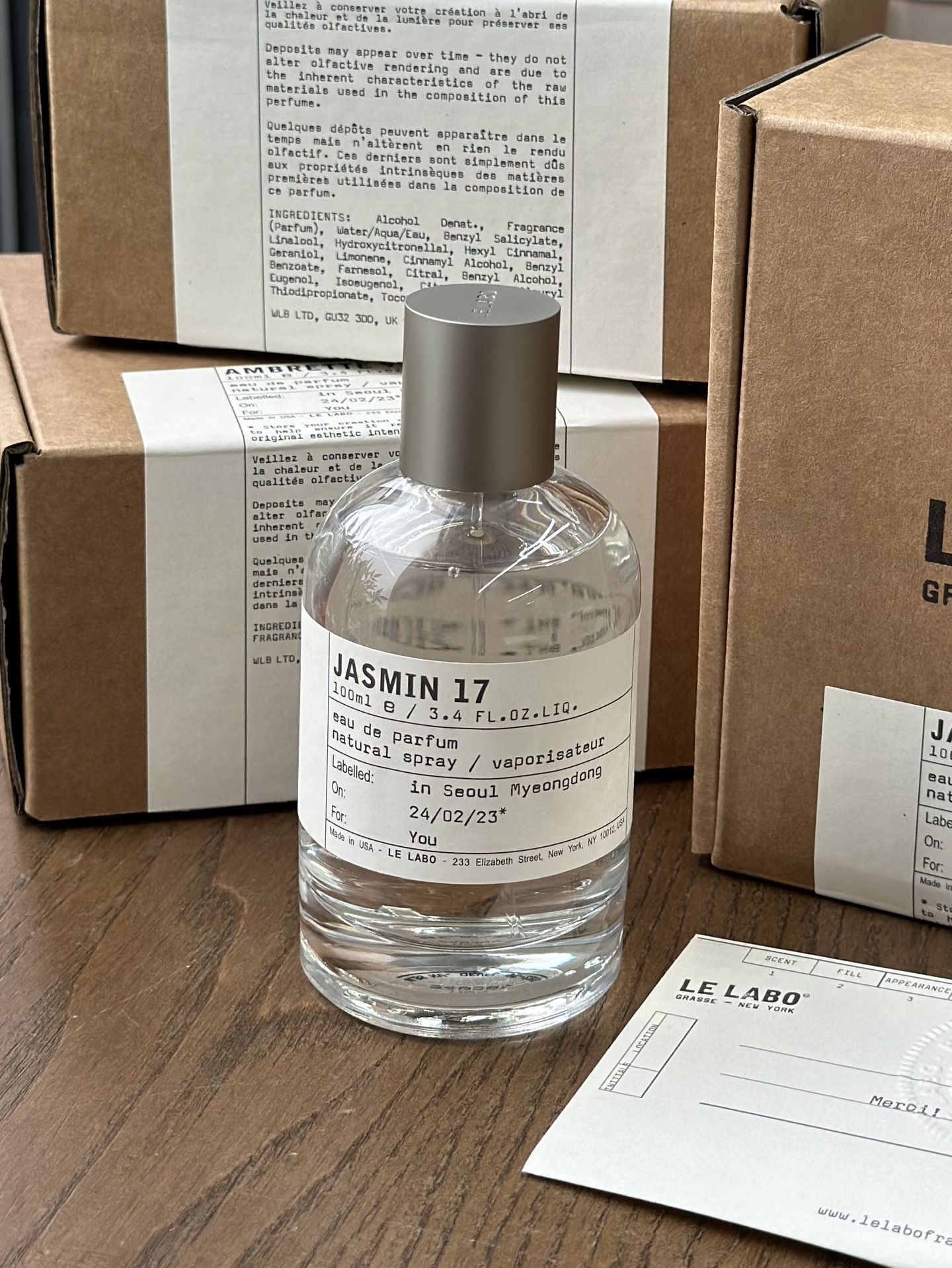 NO:809835,Le Labo Laboratory Jasmine No. 17, unisex fragrance, woody floral fragrance, orange blossom, jasmine, bitter orange, neroli, musk, vanilla, palmarosa, agarwood, amber, sandalwood, perfume19860909Le Labo 实验室茉莉花17号 属性中性香 香调木质花香调 气味橙花 茉莉 苦橙 橙花油 麝香 香草 玫瑰草 山苍树 琥珀 檀香木,香水,accessory