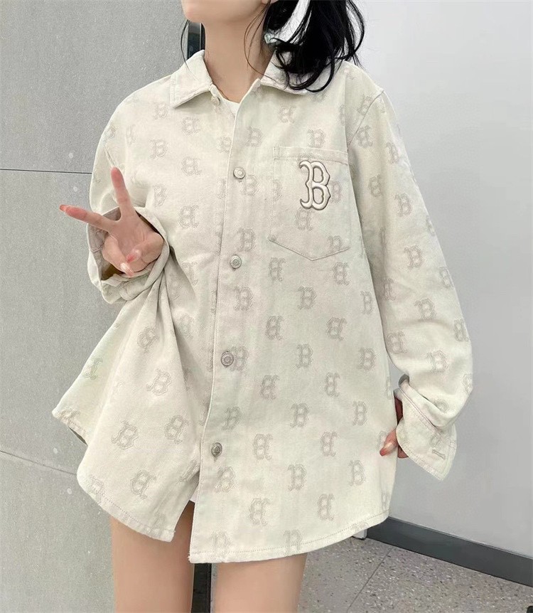 Fashionable Loose-fit Bouquet Jacket with 3D Logo Embroidery – High Quality Cotton Jeans. - 图片 8