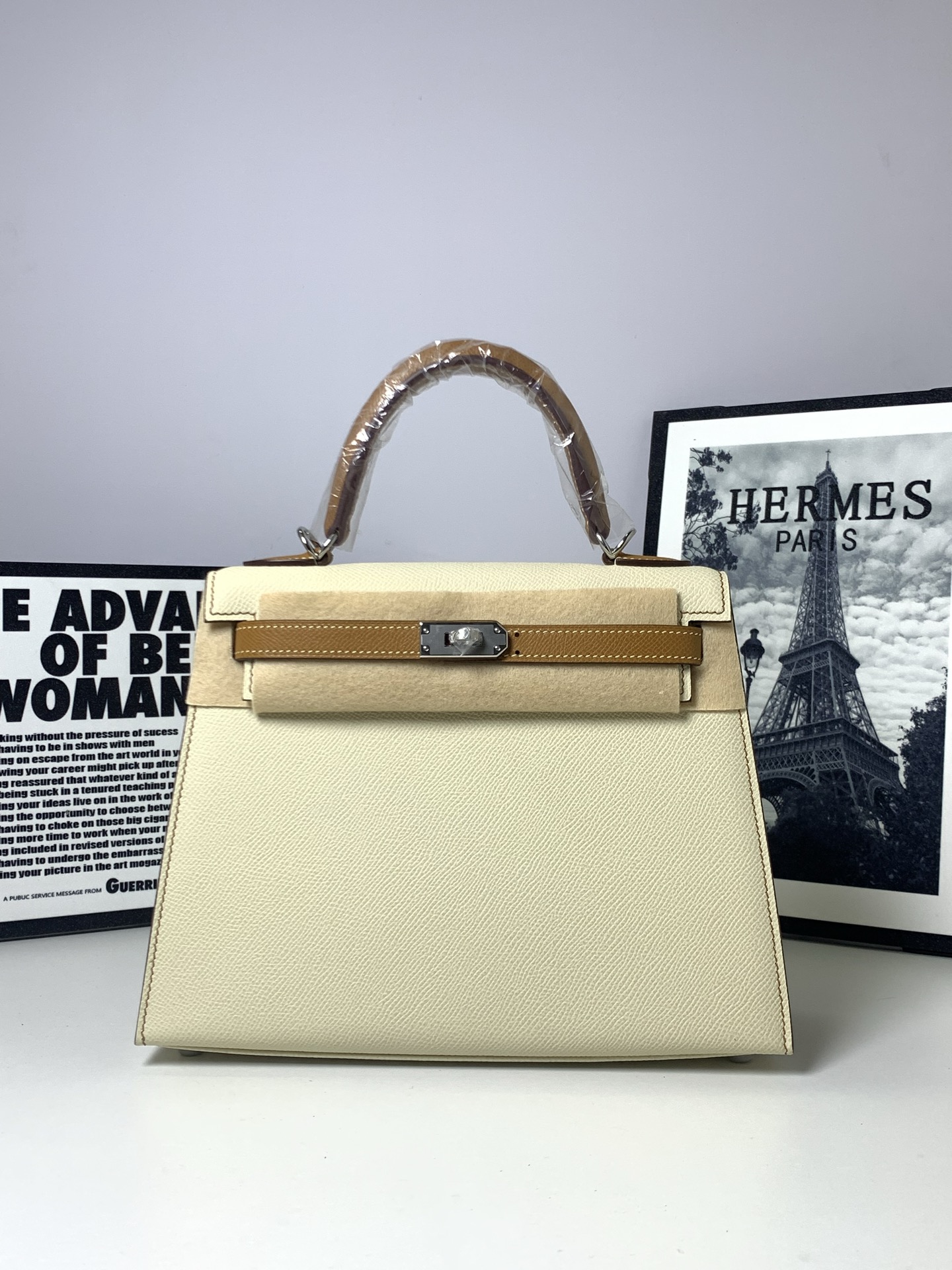 Kelly 25 Classic Colorblock Bag in Epsom Leather with Steel Hardware 2 i1753785268693 2328 0 0
