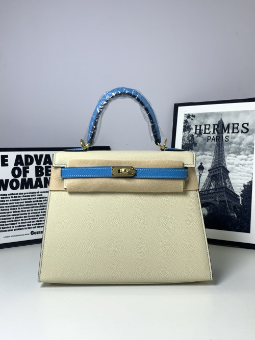 Hermès Kelly 25cm Epsom Leather Handbag, Two-Tone, Gold Hardware 1 Hermès Kelly 25cm Epsom Leather Handbag, Two-Tone, Gold Hardware