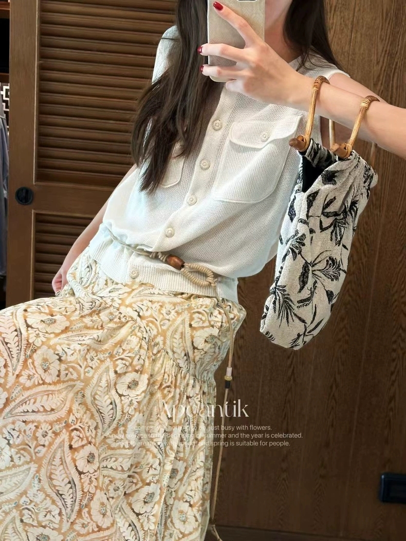 Luxury Silk Female Suit with High-Quality Cashew Nuts and Packaging Options - 图片 2