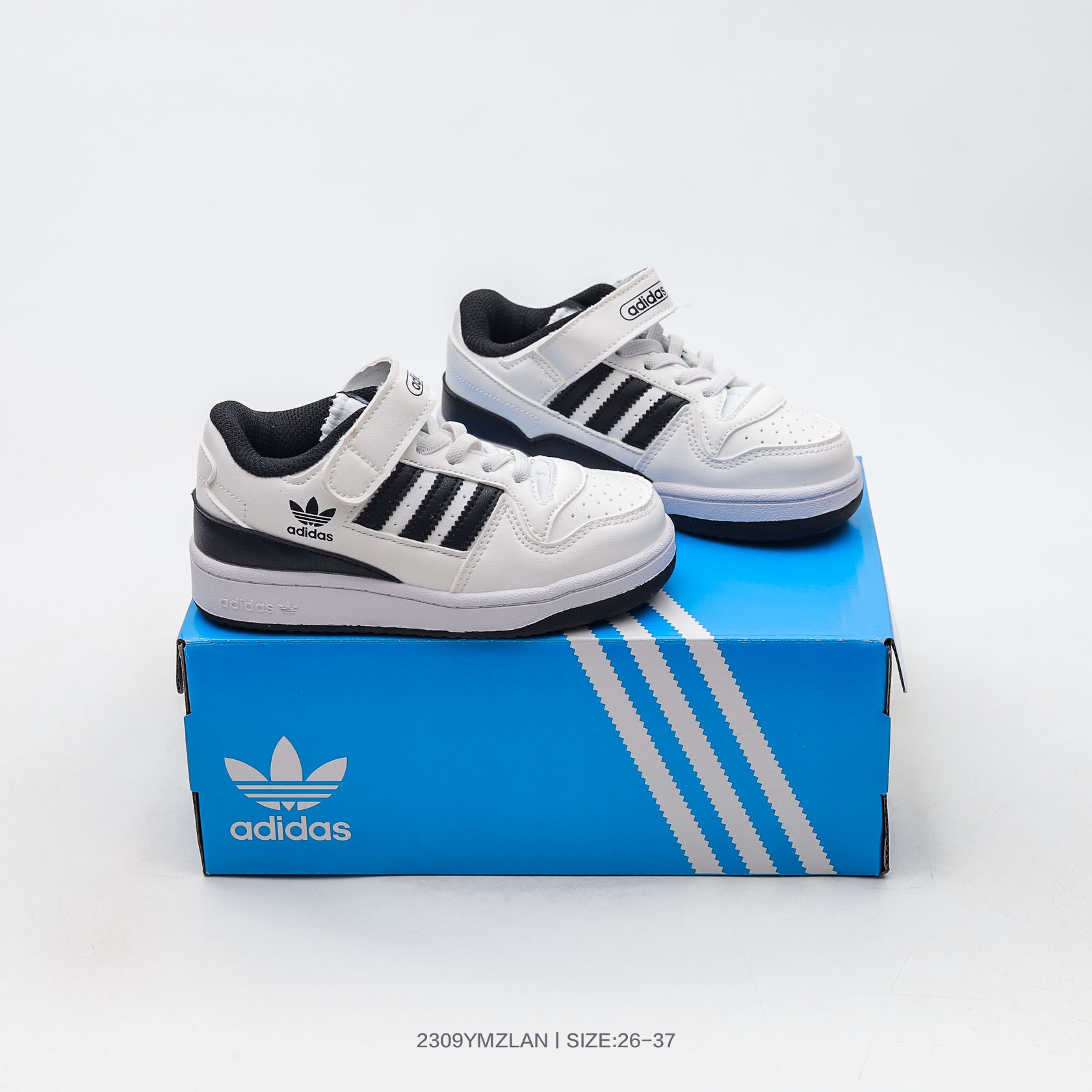 图片[9]-阿迪达斯 Adidas Forum 84 Low ACE三叶草低帮经典童鞋魔术贴复古板鞋 货号：FY7757 尺码：26 27 28 29 30 31 32 33 34 35 36 37-选品中心