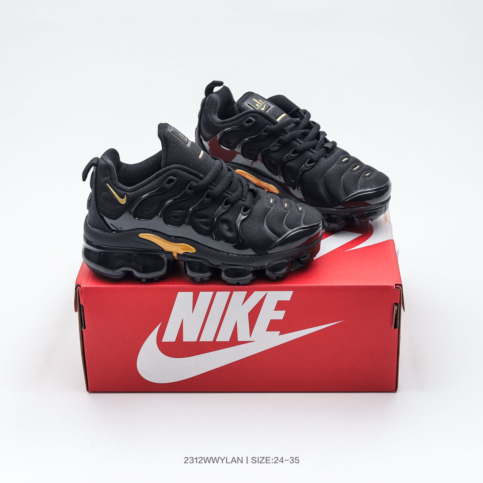 图片[9]-童鞋系列 耐克Nike Air Vapormax PlusTM蒸汽大气垫百搭休闲运动慢跑鞋 924453 017 尺码：24 25 26 27 28 29 30 31 32 33 34 35-选品中心