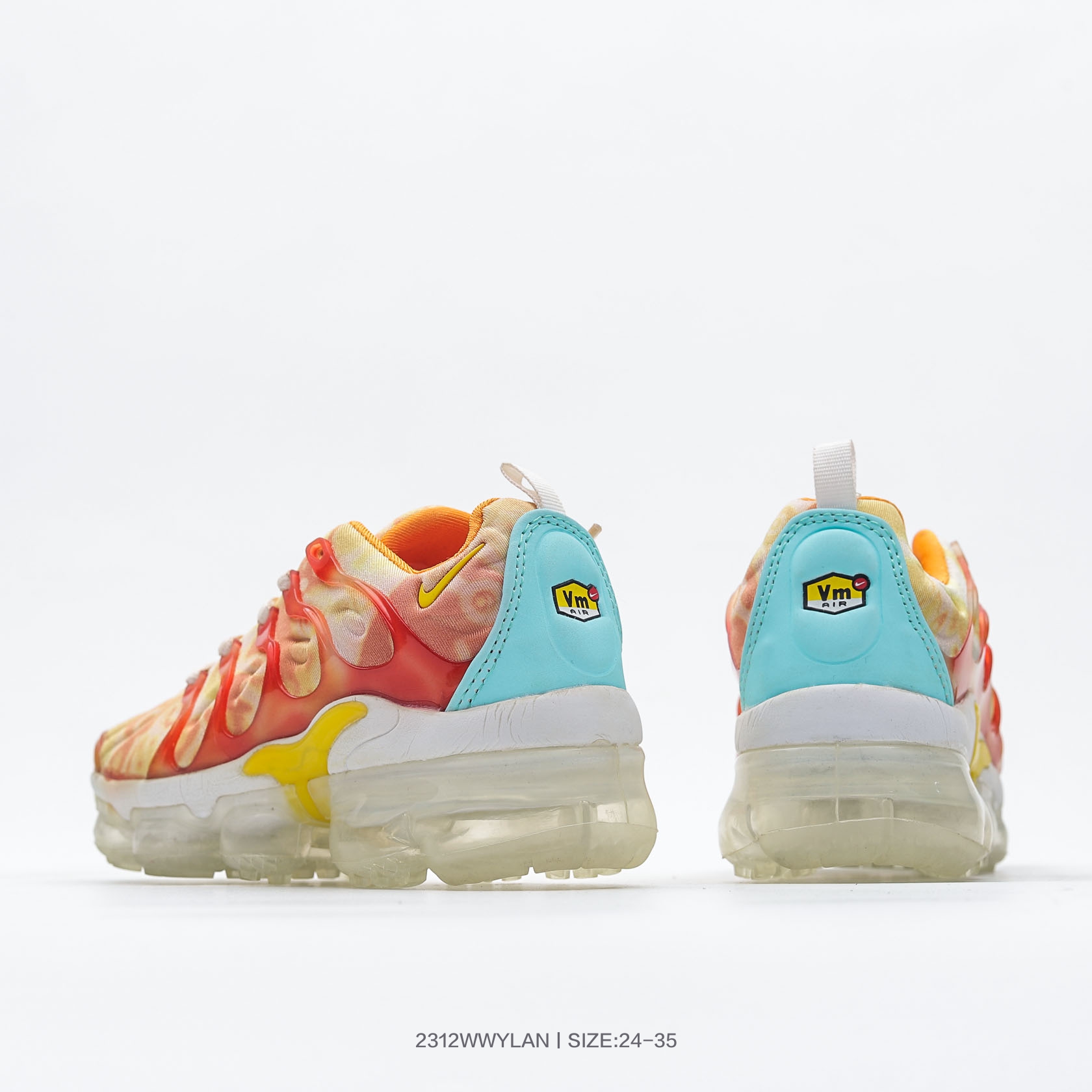 图片[4]-童鞋系列 耐克Nike Air Vapormax PlusTM蒸汽大气垫百搭休闲运动慢跑鞋 AQ4312 300 尺码：24 25 26 27 28 29 30 31 32 33 34 35-选品中心