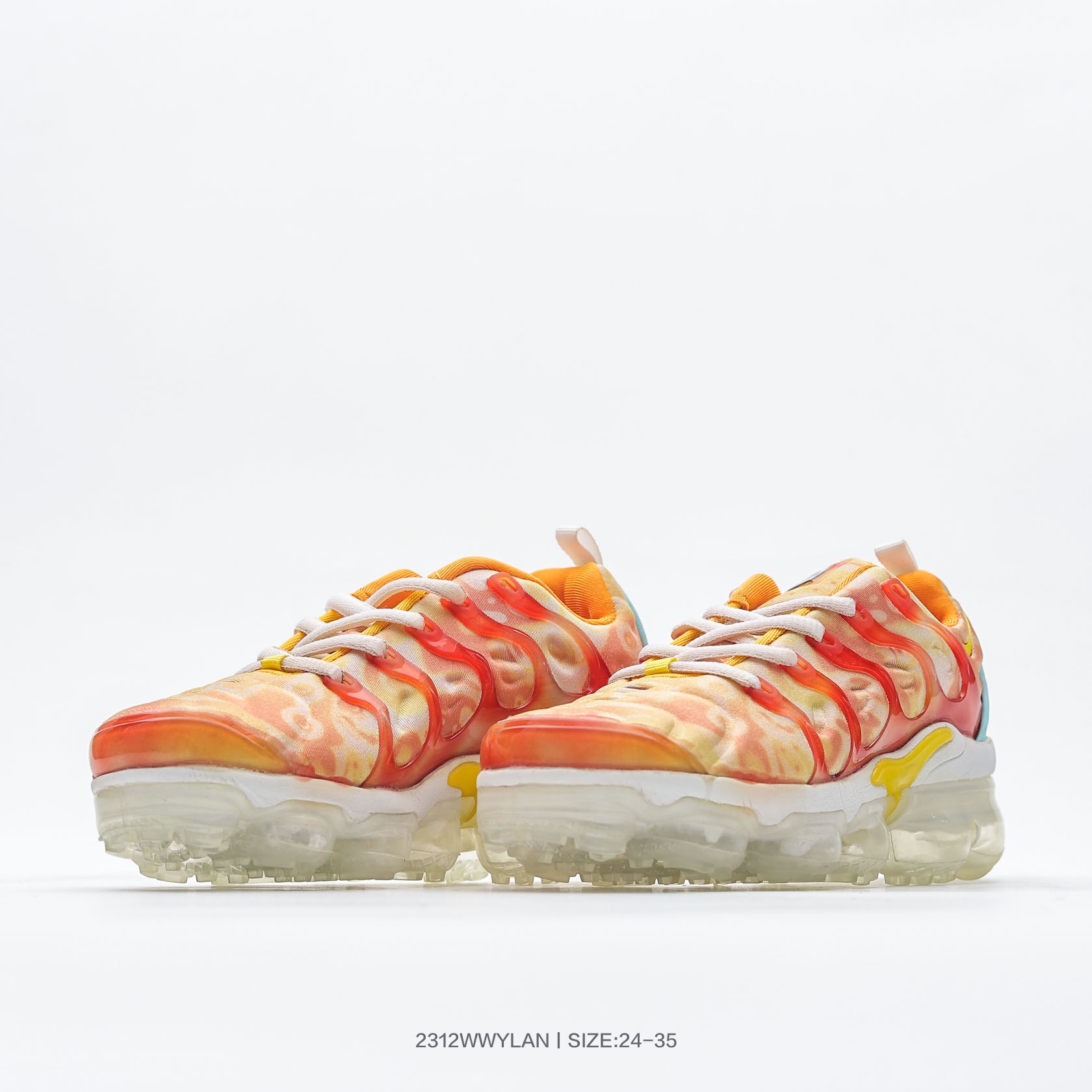 图片[5]-童鞋系列 耐克Nike Air Vapormax PlusTM蒸汽大气垫百搭休闲运动慢跑鞋 AQ4312 300 尺码：24 25 26 27 28 29 30 31 32 33 34 35-选品中心