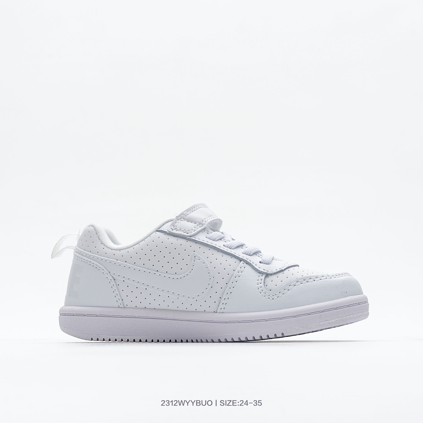 图片[2]-耐克 Nike Court Borough Low 2 低帮百搭透气休闲童鞋运动板鞋 货号：AV3167 100 尺码：24 25 26 27 28 29 30 31 32 33 34 35-选品中心