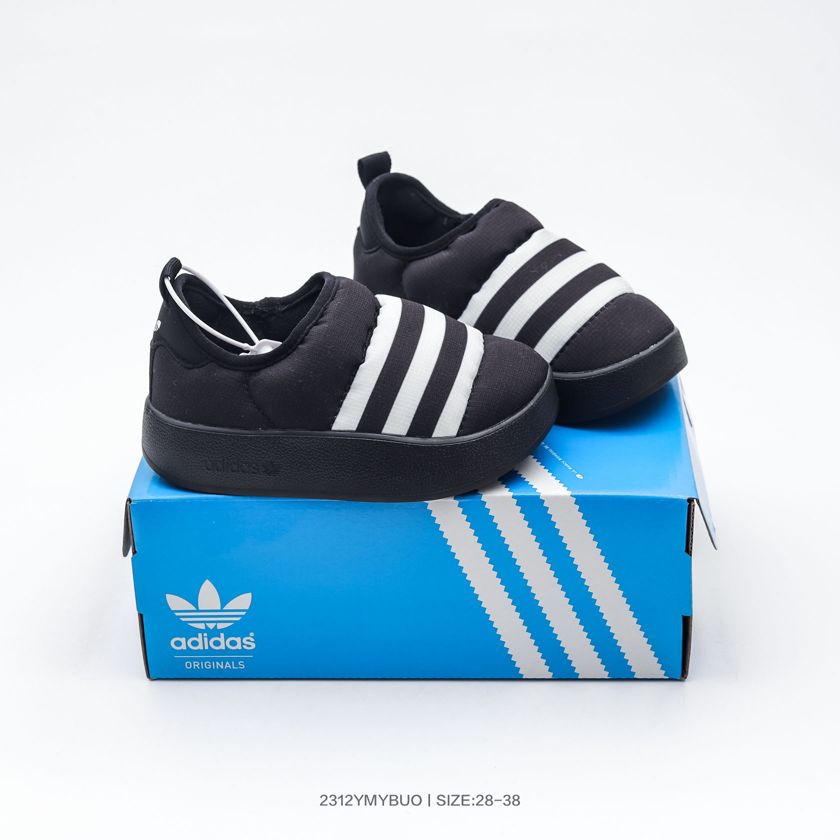 图片[9]-阿迪达斯Adidas PUFFYLETTE 阿迪达斯三叶草 毛毛虫 复古百搭厚底运动童鞋板鞋 货号：GY4559 尺码：28 29 30 31 32 33 34 35 36 37 38-选品中心