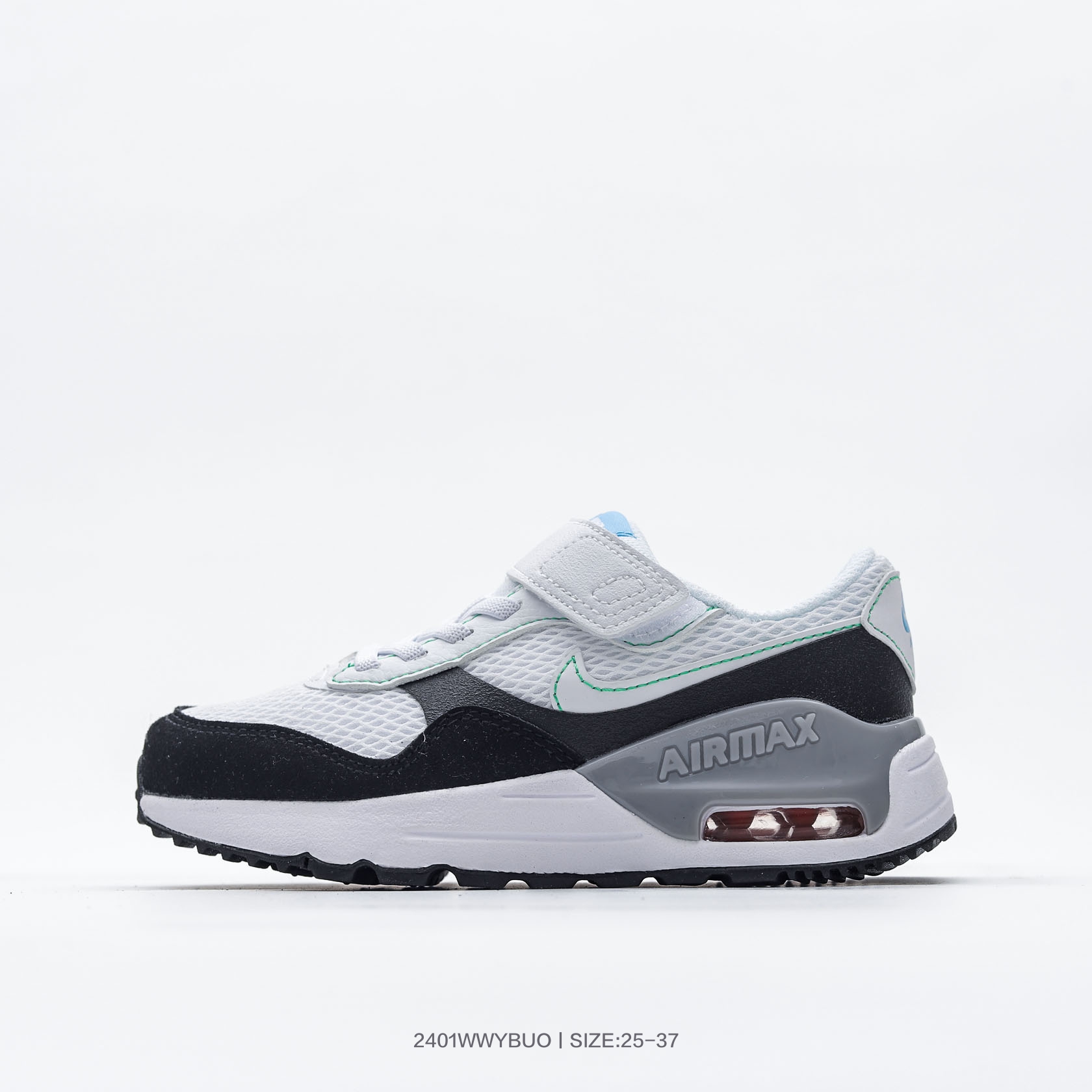 图片[4]-集🈴 耐克Nike Air Max Systm 气垫透气童鞋休闲运慢动跑鞋 FD6409 001 尺码：25 26 27 28 29 30 31 32 33 34 35 36 37-选品中心