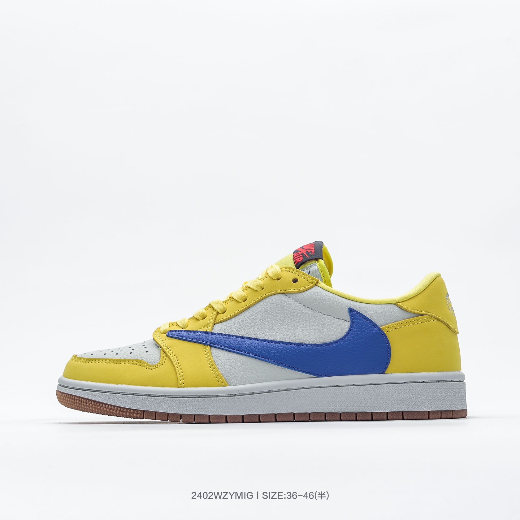 放店💰150 🟡黄灰倒钩#DZ4137-700
Nike/耐克 男女鞋半码制，采用硬质牛剖革鞋面材质，中底注胶孔内置真Sole气垫，外置耐磨橡胶大底❗全新8.0倒钩配色！当红嘻哈歌手特拉维斯·斯科特携手Travis Scott x Nike Air Jordan 1 Low OG"Canary"AJ1乔丹一代经典低帮文化百搭休闲运动篮球鞋“TS联名蓝尼黄白黑倒钩8.0

码数：35.5 36 36.5 37.5 38 38.5 39 40 40.5 41 42 42.5 43 44 44.5 45 46
编号：2402WZYMIG