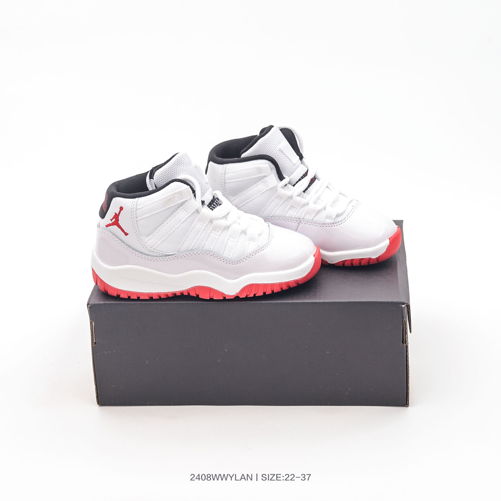 集🈴 乔丹Air Jordan 11 Retro AJ11 乔11运动复古文化休闲童鞋高帮运动篮球鞋 378039 100 尺码:22 23 24 25 26 27 28 29 30 31 32 33 34 35 36 37-选品中心